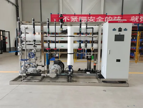 Sistemas de desalinización de agua de mar por ósmosis inversa de 10 000 lph para calderas y agua potable