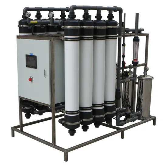 Máquina de tratamiento de agua con sistema de ultrafiltración RO de 5000 lph para limpieza ultrasónica
