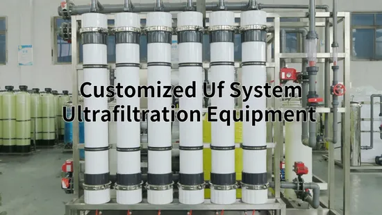 Sistema de ultrafiltración para purificación de agua industrial Sistema de membrana UF Pretratamiento compacto de ósmosis inversa