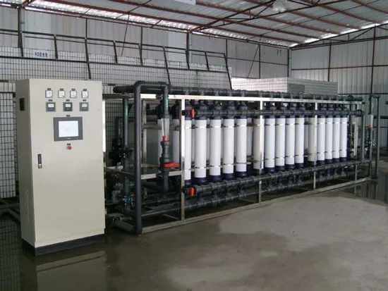 Equipos de ultrafiltración Tratamiento de agua en contenedores Planta móvil de ultrafiltración Sistemas de reciclaje