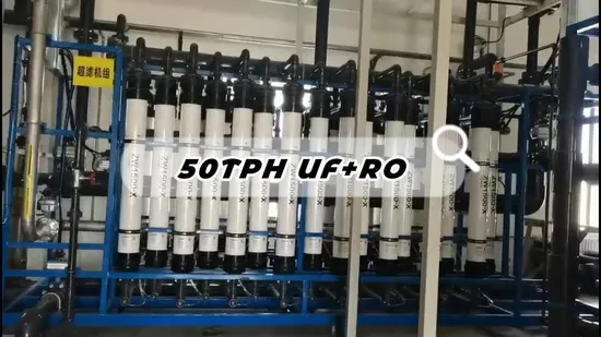 Sistema de tratamiento de agua por ultrafiltración de membrana de 40 t/h