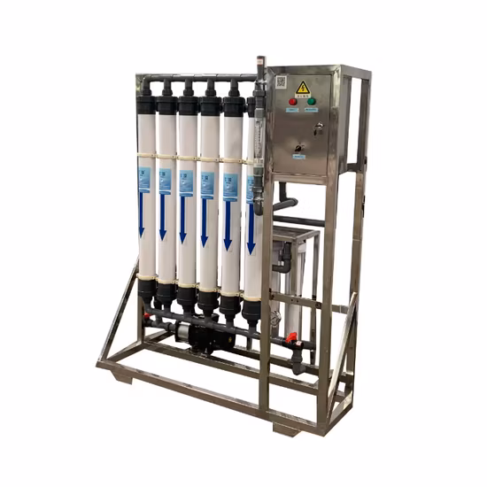 Sistema de filtro de ultrafiltración para agua mineral (filtro UF PVDF)
