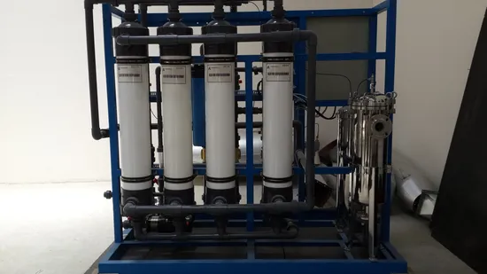 Sistema de ultrafiltración automático de filtros de agua UF de 30 m³/h