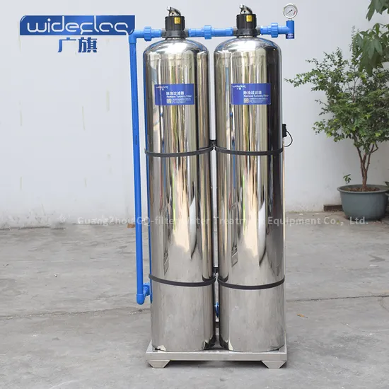Sistema purificador de agua con membrana de ultrafiltración (UF) central de 500 l/h para toda la casa con carcasa de acero inoxidable 304