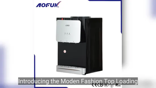 Dispensador de agua fría y caliente con compresor de carga superior moderno y moderno